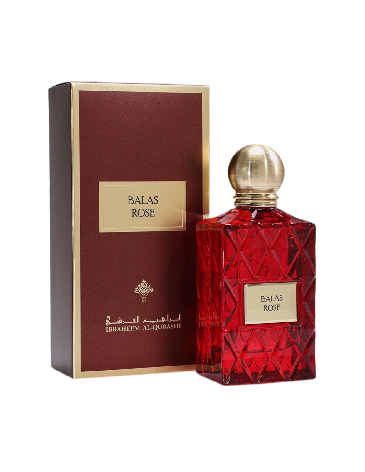 IBRAHIM AL QURASHI BALAS ROSE PARFUM 75ML| UNISEX