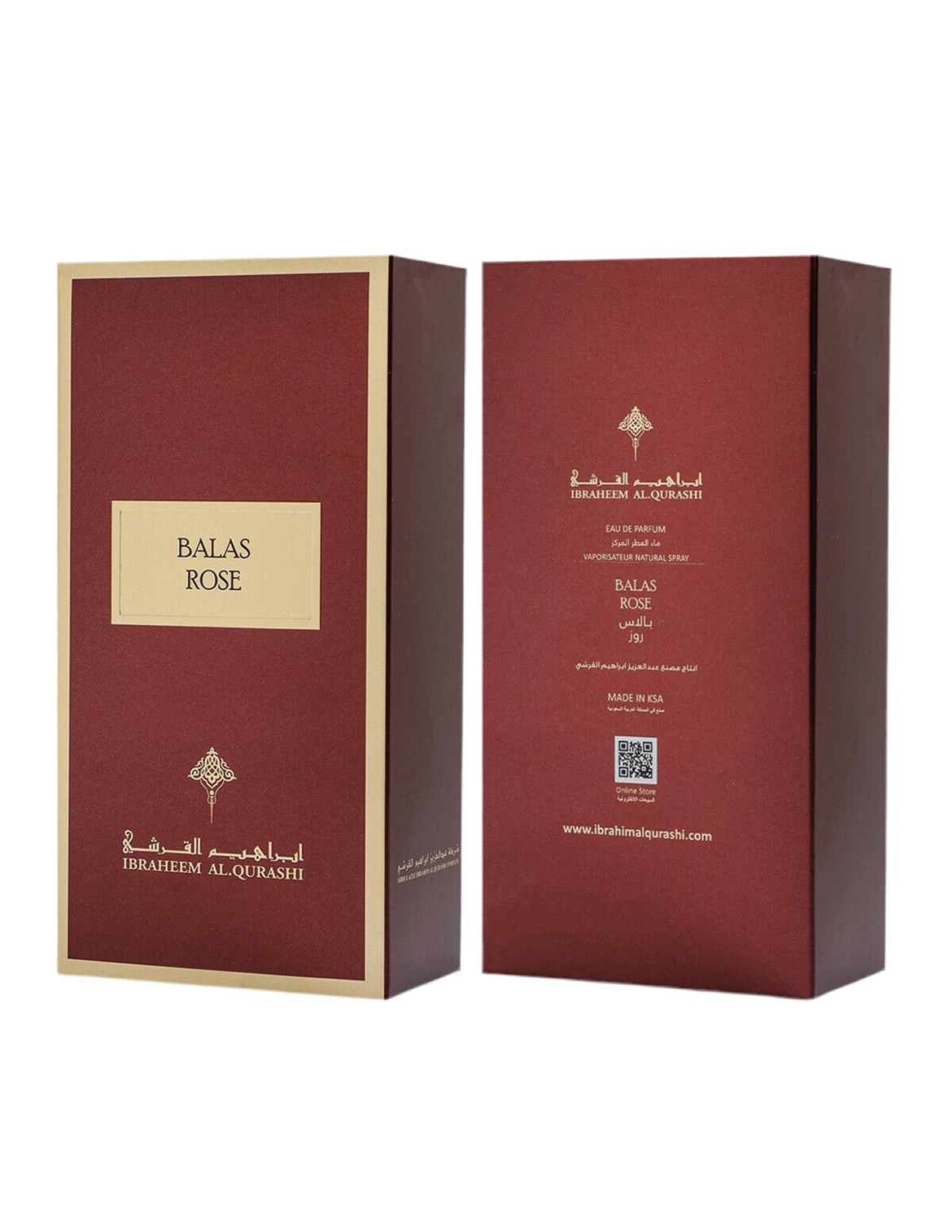 IBRAHIM AL QURASHI BALAS ROSE PARFUM 75ML| UNISEX